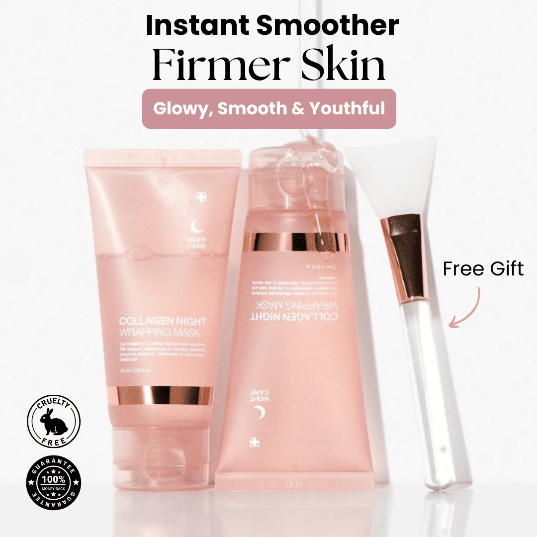 Lasinen kollageeninaamio